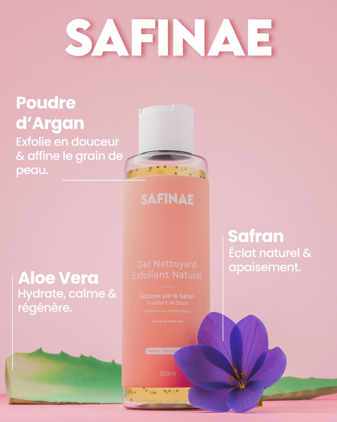 Gel Nettoyant Exfoliant Naturel