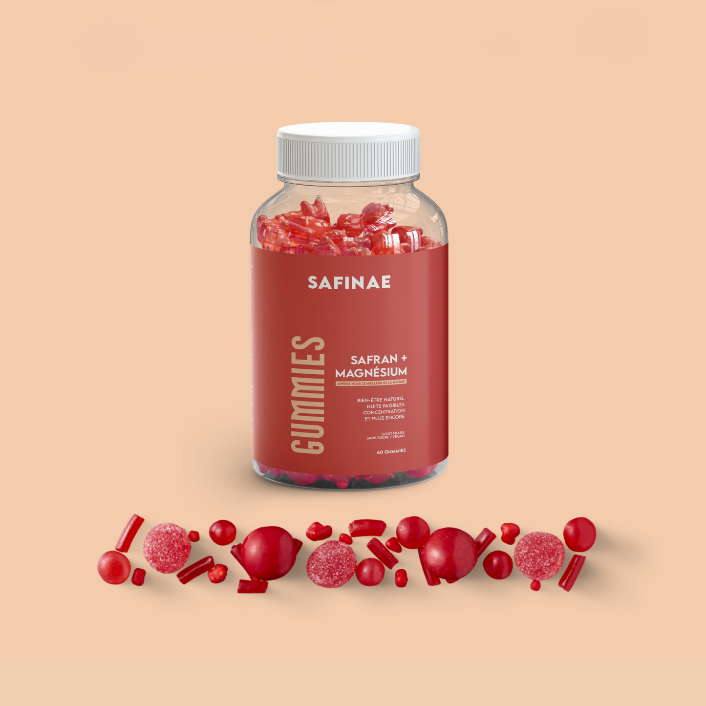 Gummies anti-stress au Safran et Magnésium